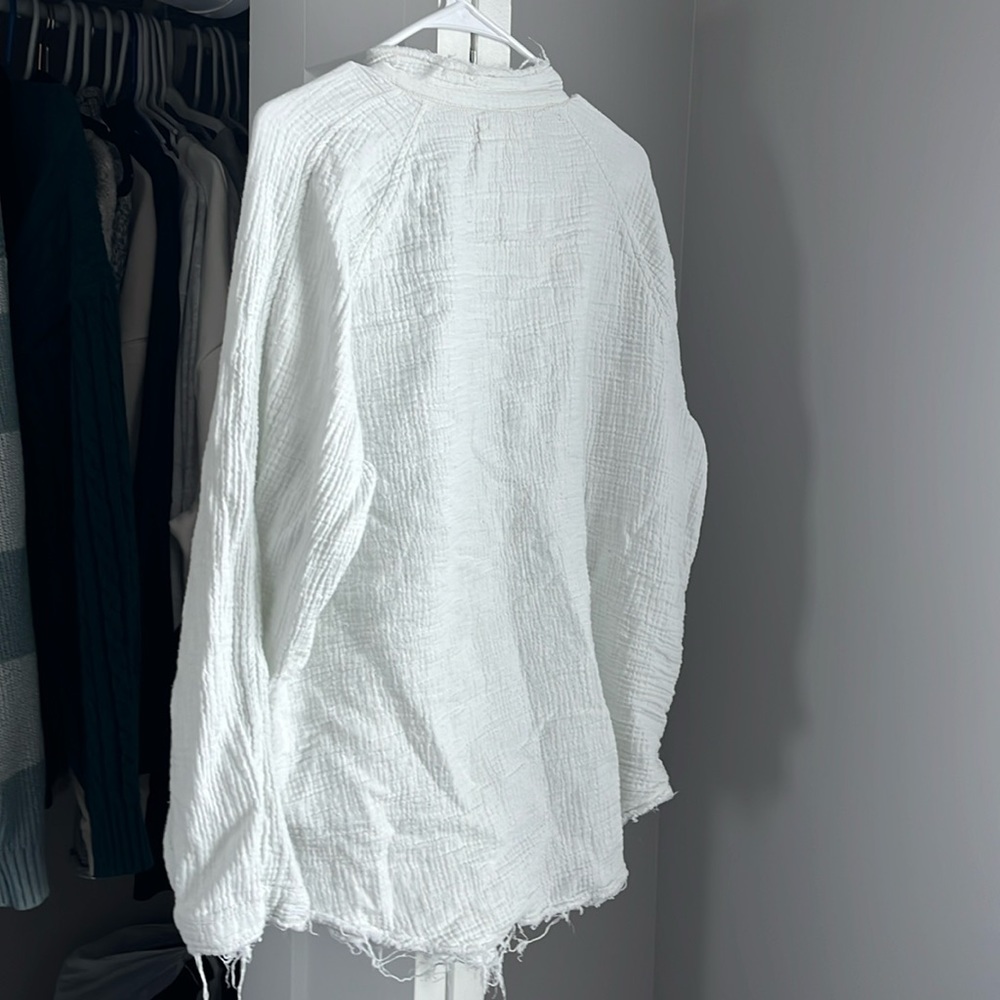 Free People Summer Daydream Knit Gauze Top, NWOT - Picture 7 of 7